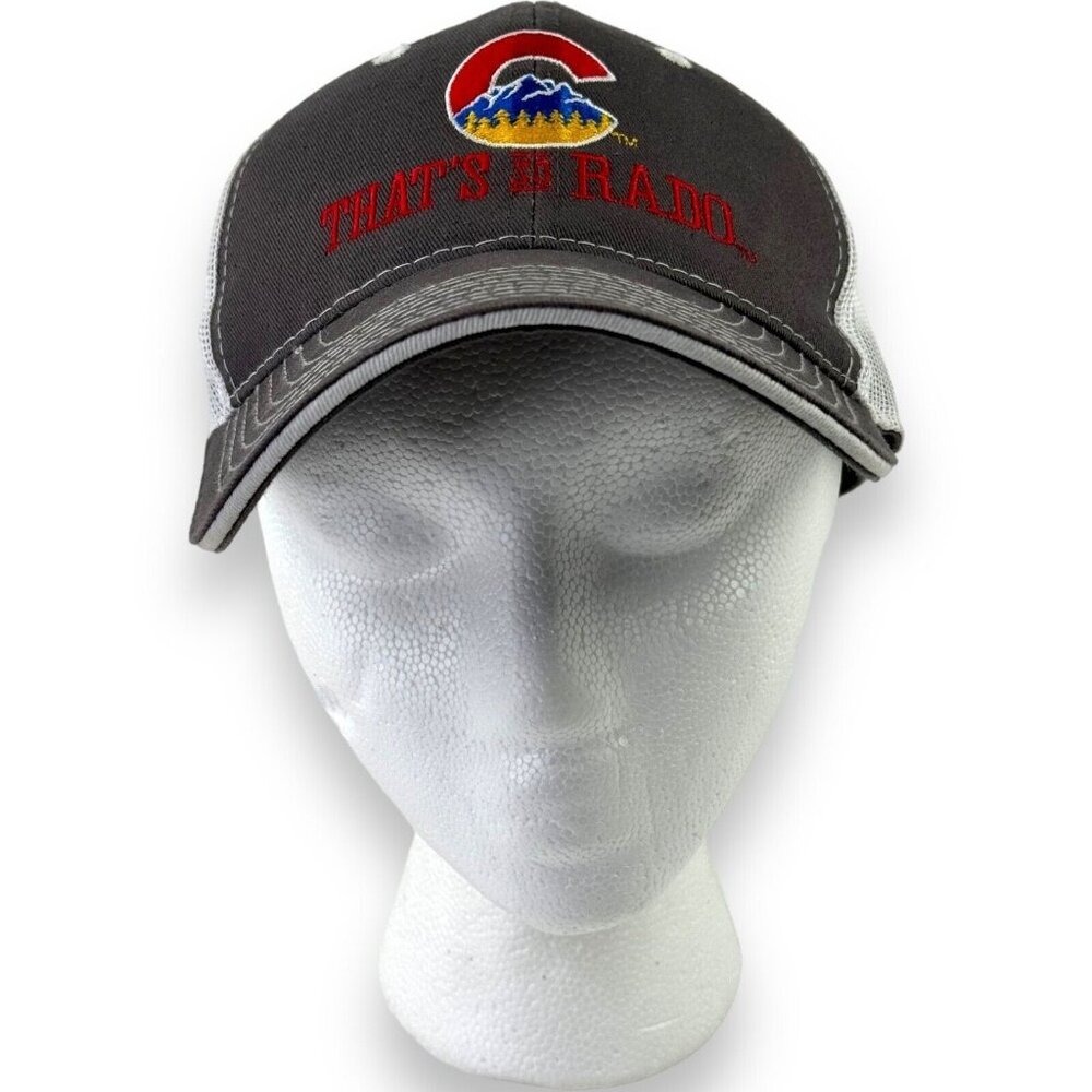 Colorado Rockies Thats So Rad Baseball Cap Grey Heather Adjustable Strap